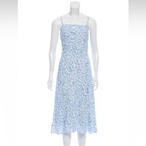 Blue Patterned Women's Dress